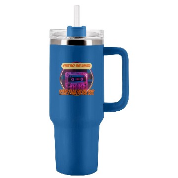Discover Retro Rewind To 90s Tumblers 40 oz With Handle
