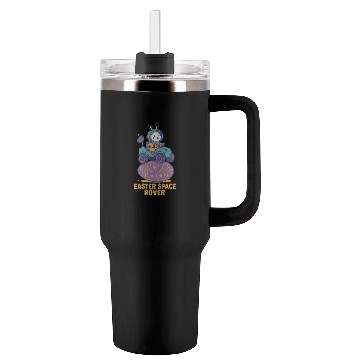 Discover find out The universe"EASTER SPACE ROVER" Tumblers 40 Oz With Handle