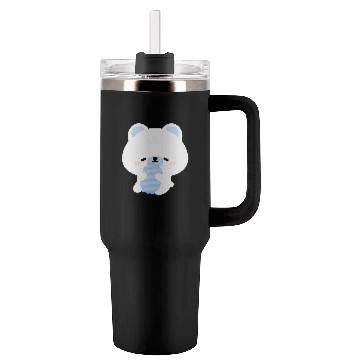 Discover Sleepy Polar Bear Tumblers 40 Oz With Handle