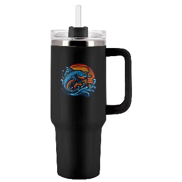 Discover Leaping Catfish Sunset Tumblers 40 Oz With Handle