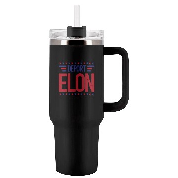 Discover Deport Elon Musk Bumper Anti Fascist Tumblers 40 Oz With Handle