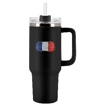 Discover French Flag (Colors of Liberty) Tumblers 40 Oz With Handle