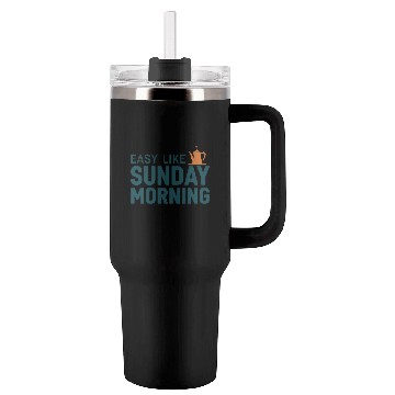 Discover Lazy Sunday Morning Tumblers 40 Oz With Handle