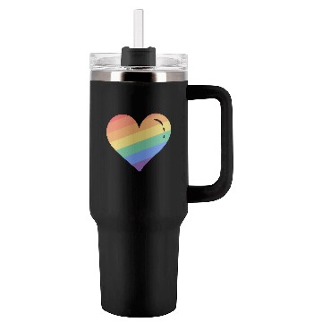 Discover Rainbow Pride Heart Tumblers 40 Oz With Handle