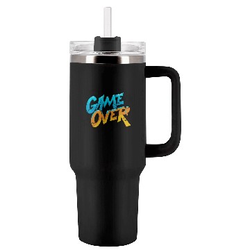 Discover Graffiti Style Game Over Typography Tumblers 40 Oz With Handle