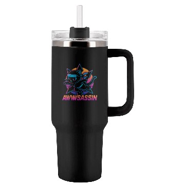 Discover Ninja Cat Awwssassin Adventure Tumblers 40 Oz With Handle
