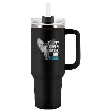 Discover Angel Statue with Empowering Quote Tumblers 40 Oz With Handle