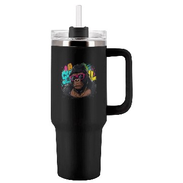 Discover Urban Gorilla Graffiti Cool Style Tumblers 40 Oz With Handle