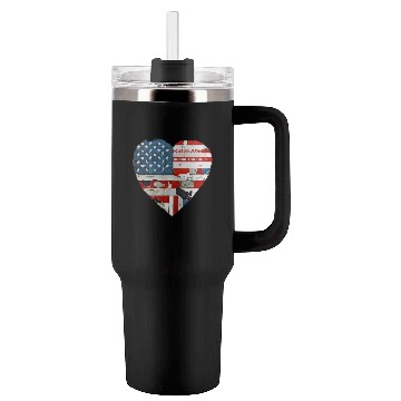 Discover Democracy Defend It Or Lose It USA flag vintage  Tumblers 40 Oz With Handle