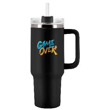 Discover Graffiti Style Game Over Design Tumblers 40 Oz With Handle