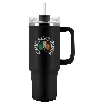 Discover Chicago Irish Shamrock Apparel Tumblers 40 Oz With Handle