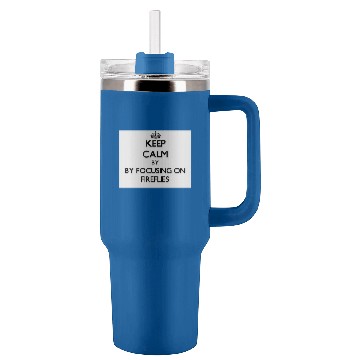 Discover Keep calm by focusing on Fireflies Tumblers 40 oz With Handle