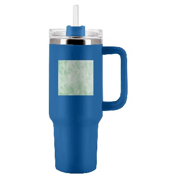 Discover Light Green Shell Pattern Polo Tumblers 40 oz With Handle