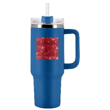 Discover Faux Red Sequin Image  Background Tumblers 40 oz With Handle