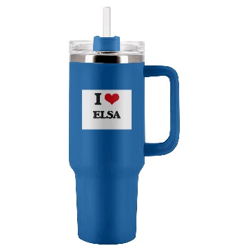 Discover I Love Elsa Tumblers 40 oz With Handle