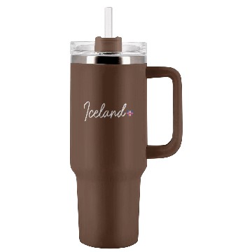 Discover Iceland Icelandic Flag Tumblers 40 Oz With Handle