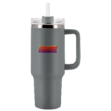 Discover IGNITE Bold Retro Typography Graphic Tumblers 40 Oz With Handle