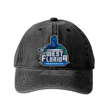 Discover West Florida Argonauts Icon Officially Licensed Washed Denim Baseball Caps