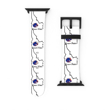Discover Boise State Broncos Idaho Offilly Watch Bands For Apple Watch