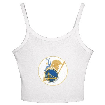 Discover New Era Golden State Warriors Team Logo T-Shir Women's Spaghetti Strap Tank Top