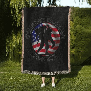 Discover WOUNDED Warrior Project usa Woven Blankets