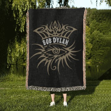 Discover New Bob Dylan Eye Style Symbol Rock Music Legend I Woven Blankets