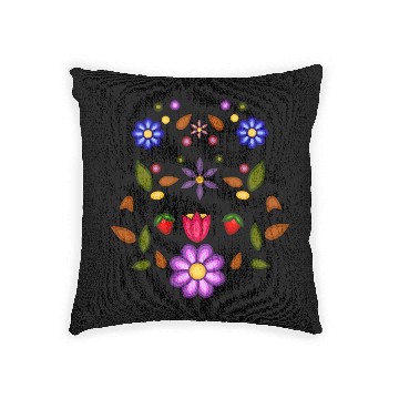 Discover Native Ojibwe Floral with Anishinaabe Flowers Woven Pillows