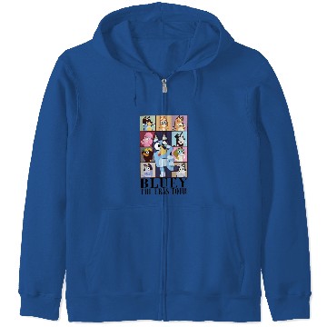 Discover BlueyDad Eras Tour classique Zip Hoodies
