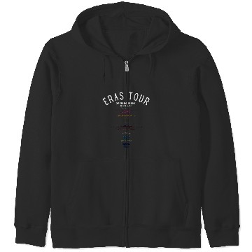Discover Eras Tour Setlist Zip Hoodies