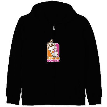 Discover Dunkin Donuts-Logo Zip Hoodies
