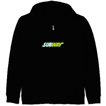 Discover Subways Logo Zip Hoodies