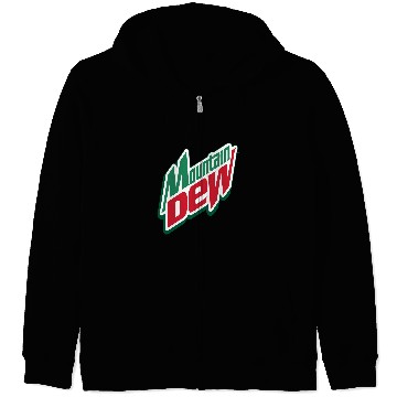 Discover Mountain Dews Logo Zip Hoodies