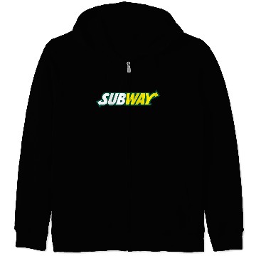 Discover Subways Logo Zip Hoodies