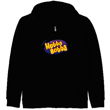 Discover Hubba Bubba Logo Zip Hoodies