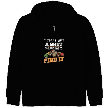 Discover Billiards Funny Pool Player Gift Zip Hoodies