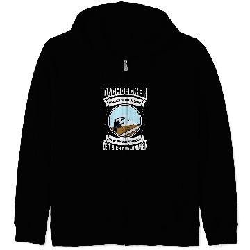 Discover Roofer handyman carpenter construction worker building 11 Zip Hoodies