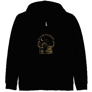 Discover Fictional Wanderlust Book Aesthetic Cottagecore Reading Nerd Zip Hoodies