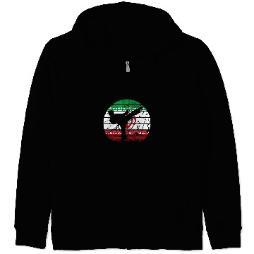 Discover Iran Karate Team Flag Zip Hoodies