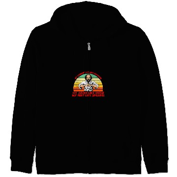Discover Upside Down Murray Karate Zip Hoodies