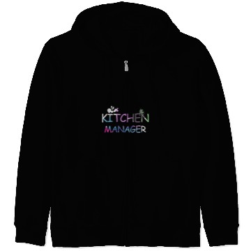 Discover School Cafeteria Lunch Lady Kitchen Manager Zip Hoodies
