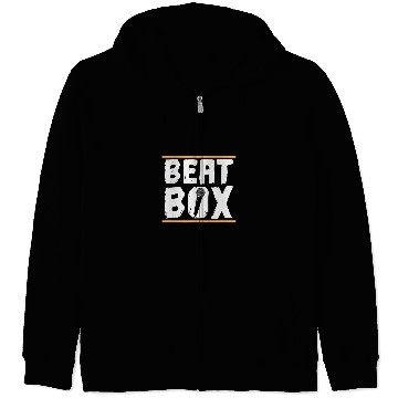 Discover Beatbox Stage and a Microphone Zip Hoodies