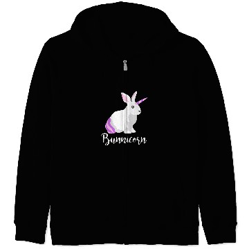 Discover Easter Bunny Bunnicorn Unicorns Easter Sunday Zip Hoodies