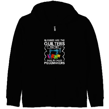 Discover Sewing Machine Patchwork Quilt Quilter Zip Hoodies