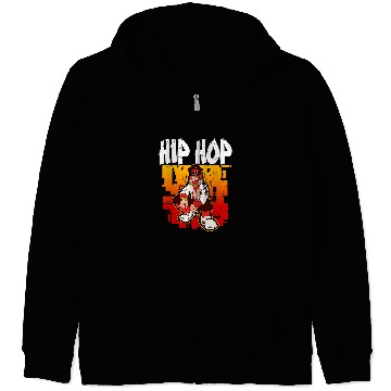 Discover Hip Hop Retro Graffiti Rap Trap Music 1 Zip Hoodies