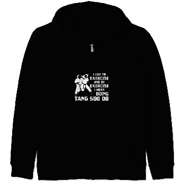 Discover Tang Soo Do Korean Karate Instructor Martial Art Master Zip Hoodies