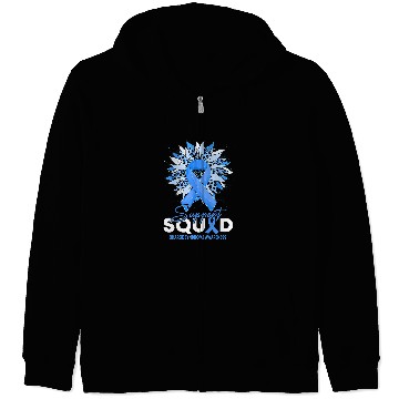 Discover Charge Syndromes Warrior Support Squad Sunflower Zip Hoodies