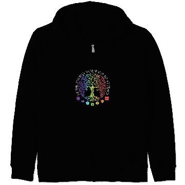 Discover Namaste Yoga Chakra Tree Of Life Mandala Zen Yoga Om Symbol Buddhism Meditation Zip Hoodies