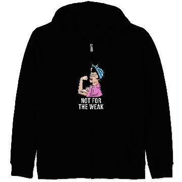 Discover Not For The Weak Volunteer Voluntary Worker Volunteering Zip Hoodies