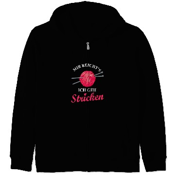 Discover Knitting Yarn Wool Enough for me Im going Zip Hoodies