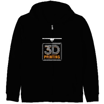 Discover 3D PRINTING 3D Print Filaments Nerd GCode 3D Printer Zip Hoodies